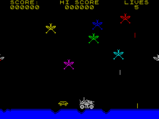 Moon Buggy screenshot 3 for ZX Spectrum